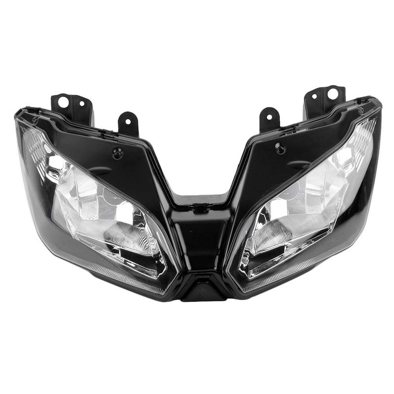 Mallofusa Motorcycle Front Headlight Headlamp Assembly Compatible for Kawasaki Ninja 300 2013-2018 Versys 650 1000 2015 2016 2017 2018 - Image 1